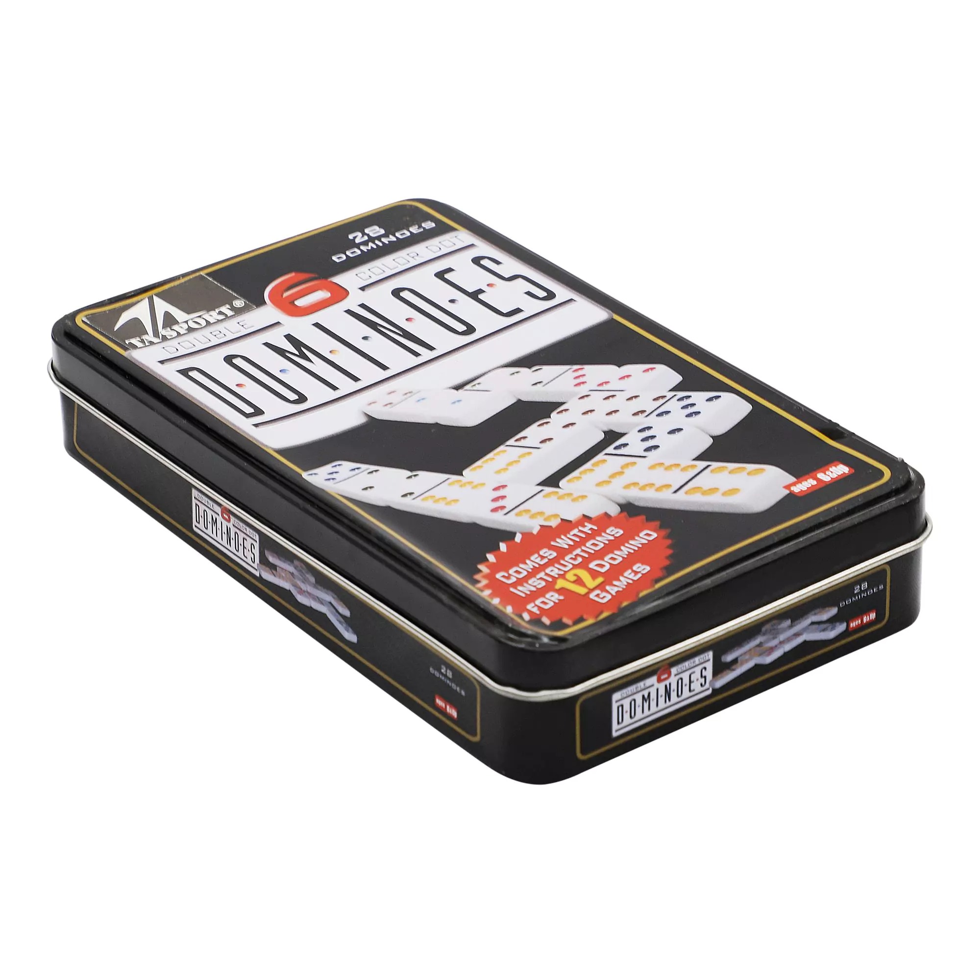 Dominoes 5412Cm Metal Box