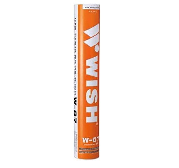 Wish Shuttlecocks W-07 (1Can=12Pcs)