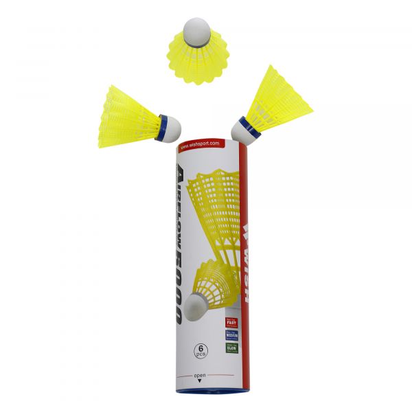 Wish Shuttle Cock 6 Pcs Ylw Med S - 370