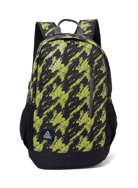 Stylish & Trendy Peak Backpack Unisex Black/ Green B154160