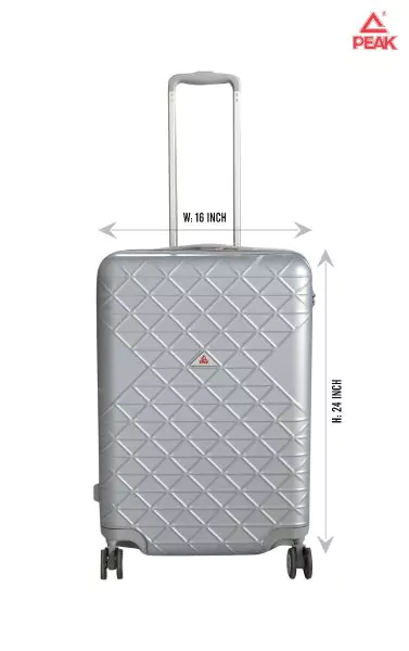 PEAK 24 INCH TROLLEY B391020 BAG SILVER