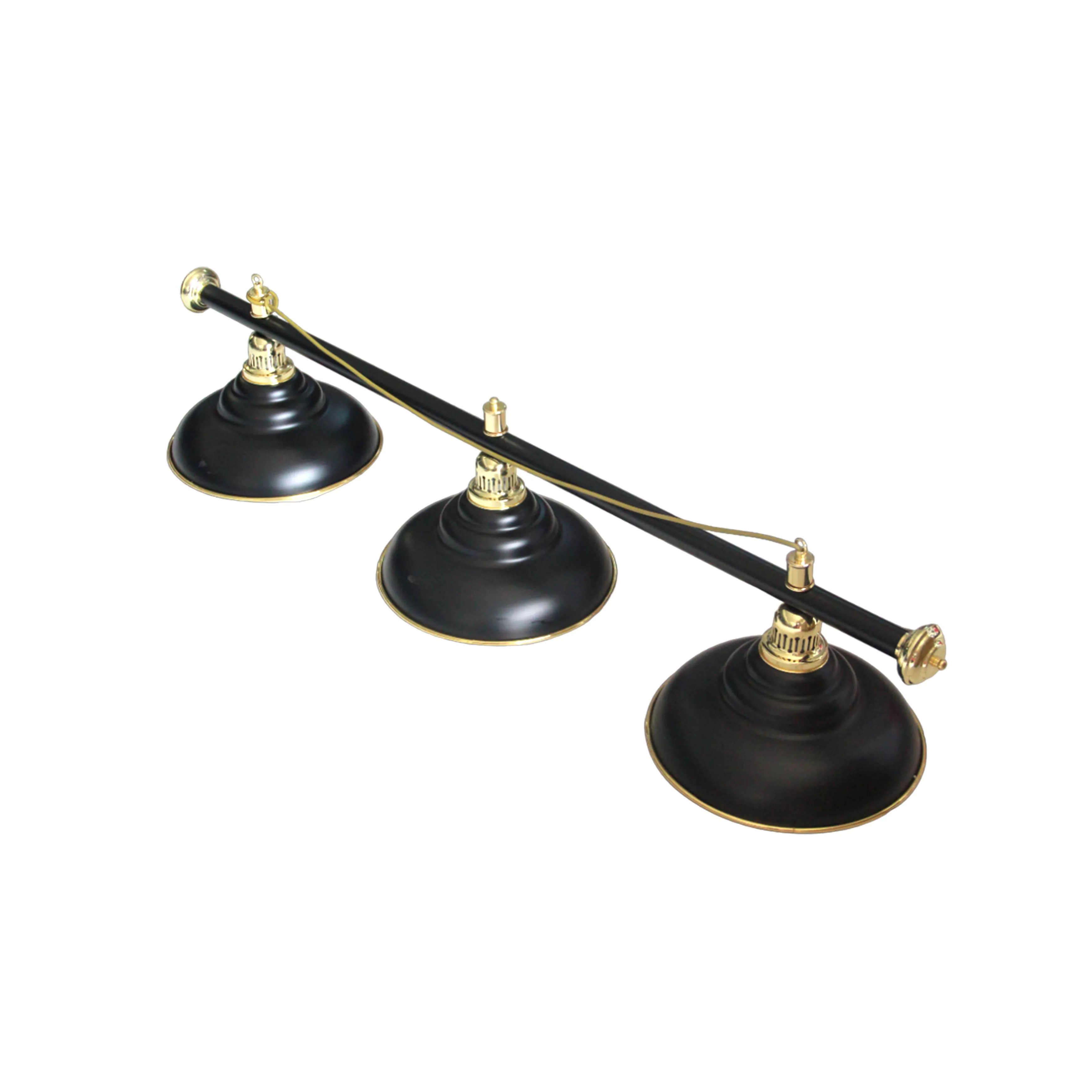 3 Shades Billiard Lamp Black 91-9549