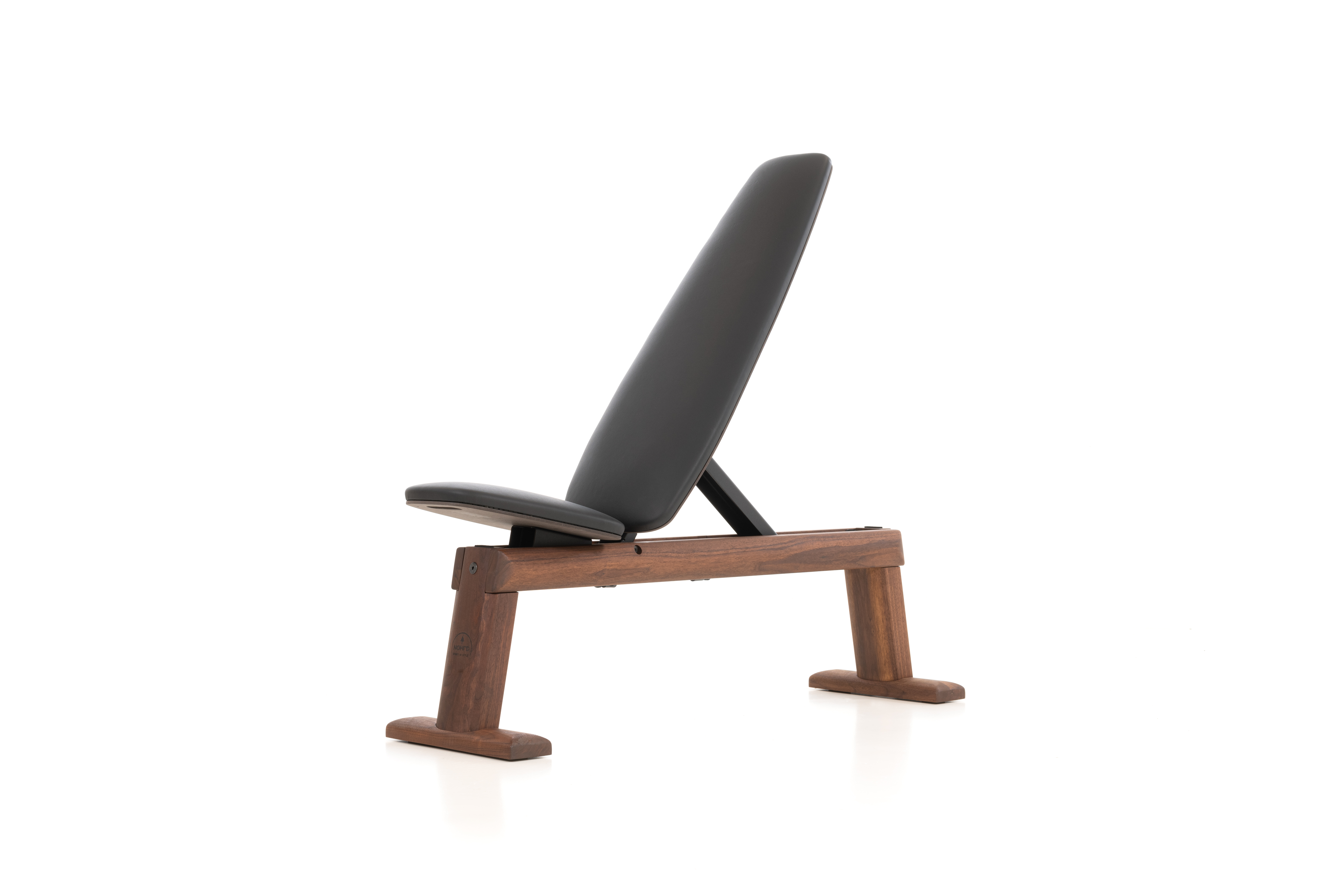 Multi adjustable wooden weight bench - NOHrD WeightBench