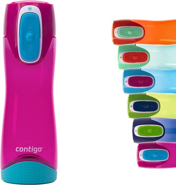 Water Bottle Swish Magenta/Sky Blue 1000-0239