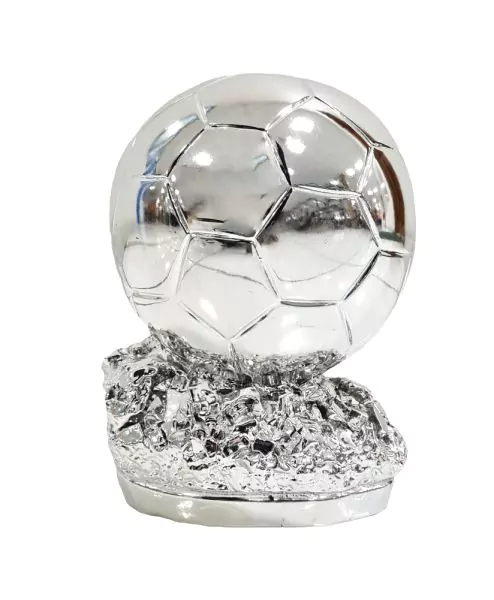 Silver Soccer Trophy