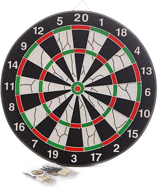 Joerex 17 Inch Flocking Dartboard Jd6081
