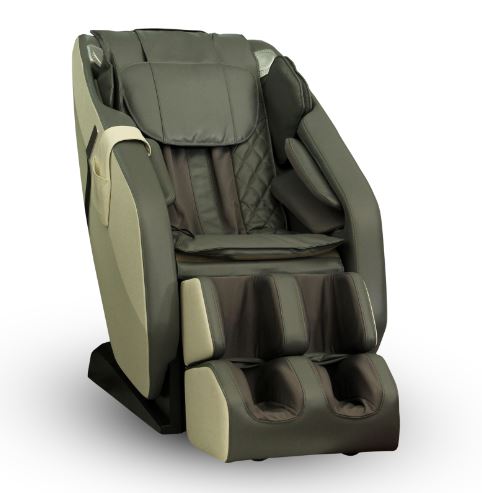 MASSAGE CHAIR RK1903  GREY / BLACK LEATHER [ special offer]