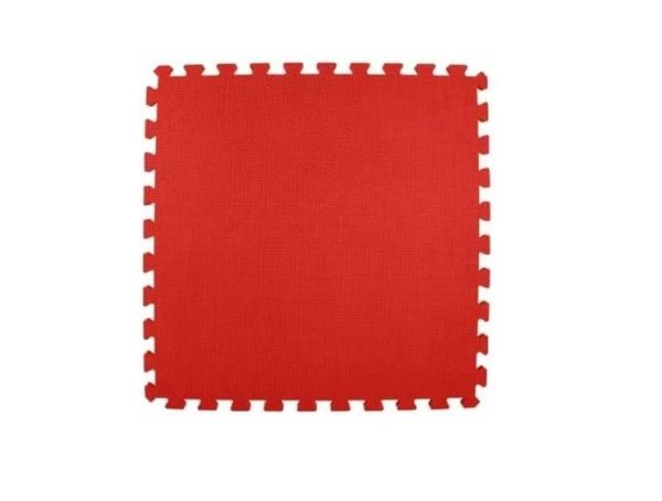 Interlocking Rubber Tiles 100Cmx100Cmx16Mm Red