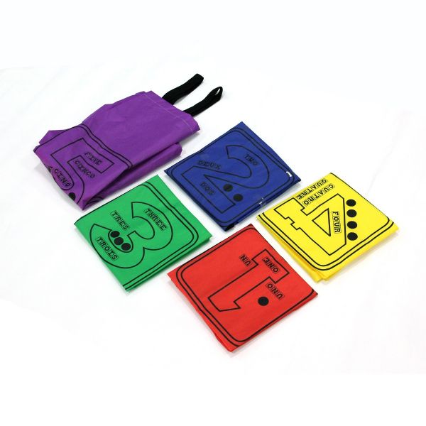 Jumping Sack Numbers Classic Pack Of 6 35X75Cm