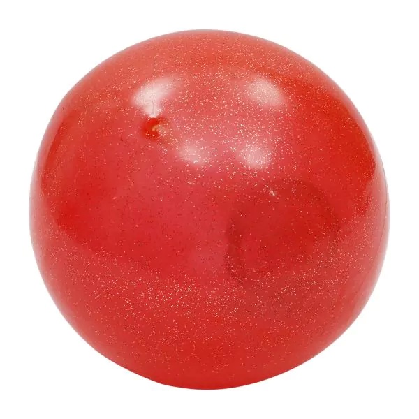 8'' Glitter Exercise Ball Red