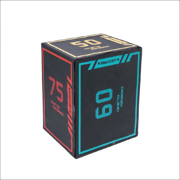 3 - In - 1 Pro - Duty Soft Plyometric Box Lp8155 50X60X75Cm Blk