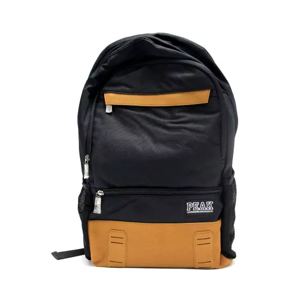 Stylish and Trendy Peak Backpack Black Fashion Series B153100