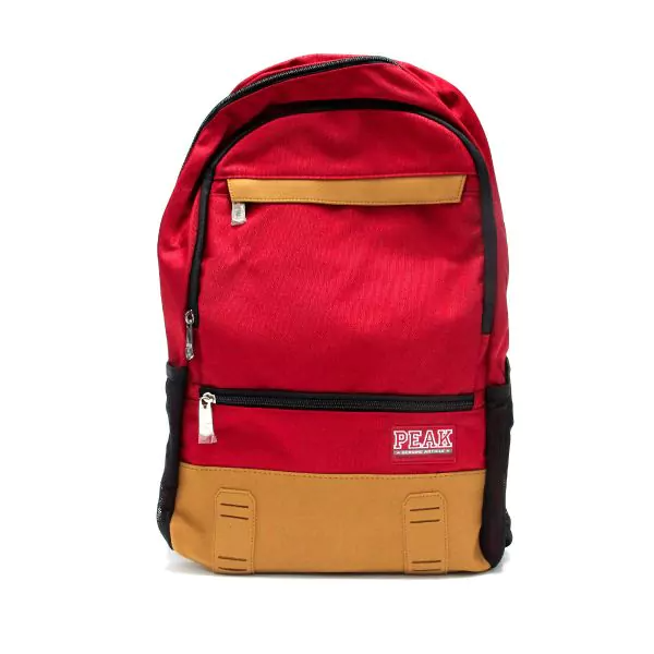 Stylish Peak Backpack Red Fashion Series B153100
