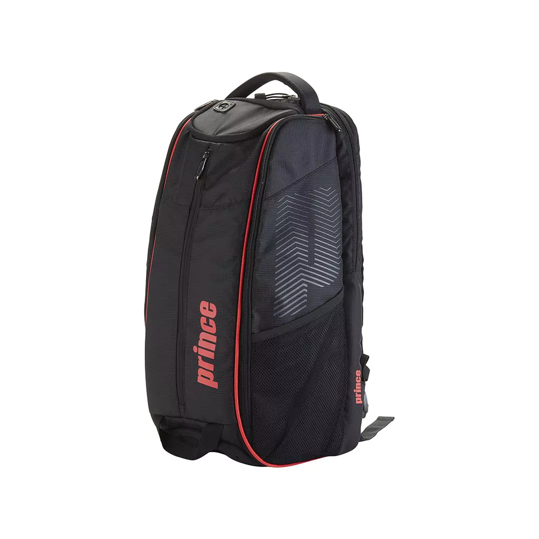 Prince Tennis Backpack - TOUR Duffle pack , Black/Red