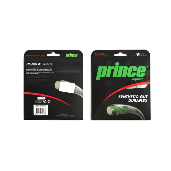 Prince Squash String Synthetic Gut with Duraflex 18g