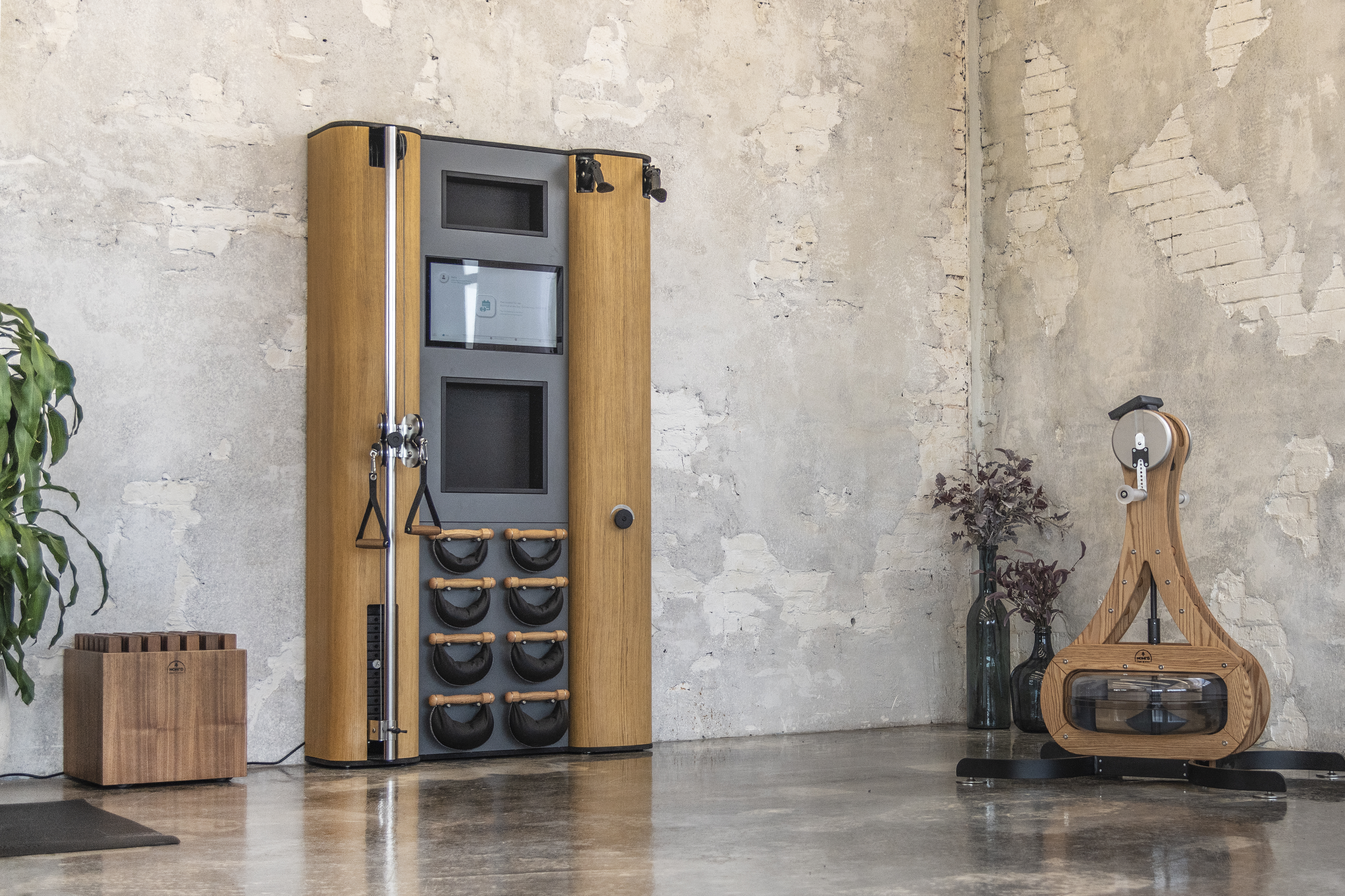 Multifunctional fitness wall for home gym - NOHrD Wall Compact