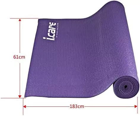 Joerex I.Care Yoga Mat Purple Jic030 (Brand : Joerex)