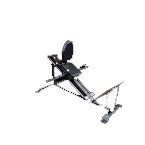 The leg press and calf raise are one compact machine with a heavy-gauge steel construction body solid GCLP100