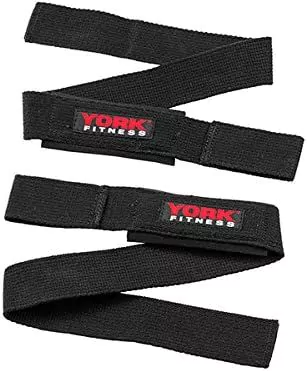 2 - Piece Heavy Duty Lifting Straps (Brand : York Fitness)