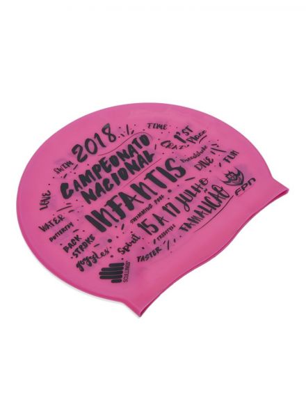 Swimming Cap ADULT SILICONE CAP-400 ROSE RED (Brand : Ta Sport)