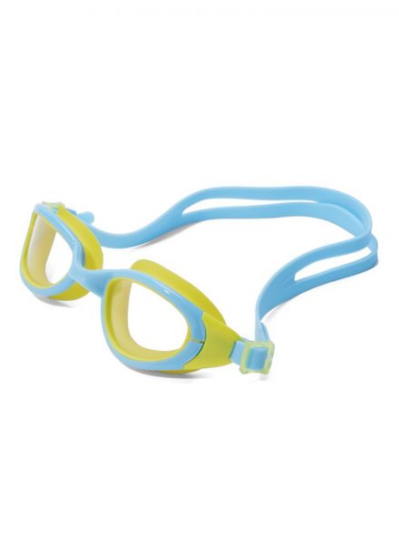 Antifog Swimming Goggles 710AF ANTI FOG YELLOW/BLUE (Brand : Ta Sports)