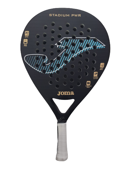 Joma Paddle Racket Stadium Pwr Black Turquoise