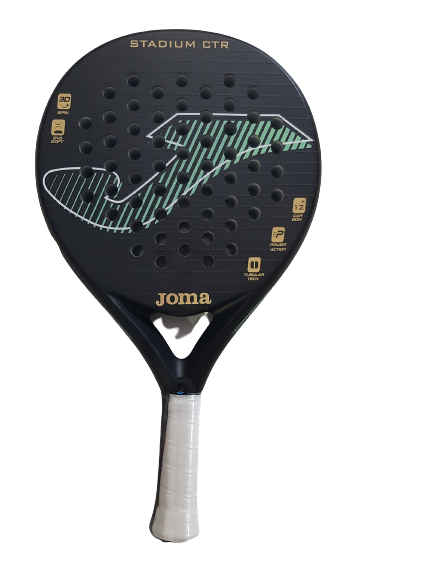 Joma Paddle Racket Stadium Ctr Black Green