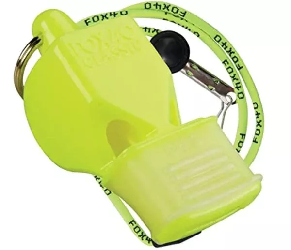 Whistle Fox 40 Classic Safety 9603-1308 Neon Yell