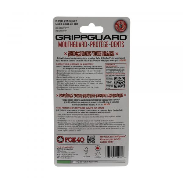 Fox 40 Grippguard Mouthguard Senior - Neon 5914 - 1301