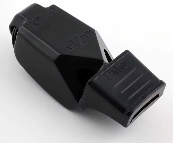 Fox 40 Whistle Fuziun W Lanyard Black 86030008