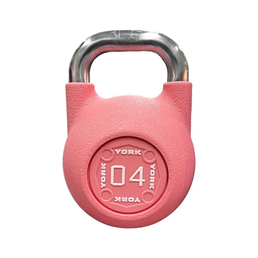 York Pu Competition Kettlebell 4Kg Pink Db2182