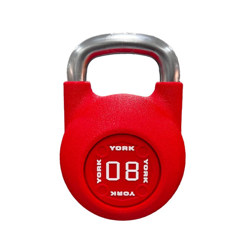 York Pu Competition Kettlebell 8Kg Red Db2183
