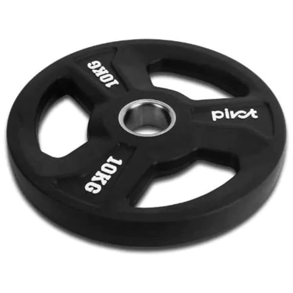 TA Sport Olympic Rubber Plate Black P2470
