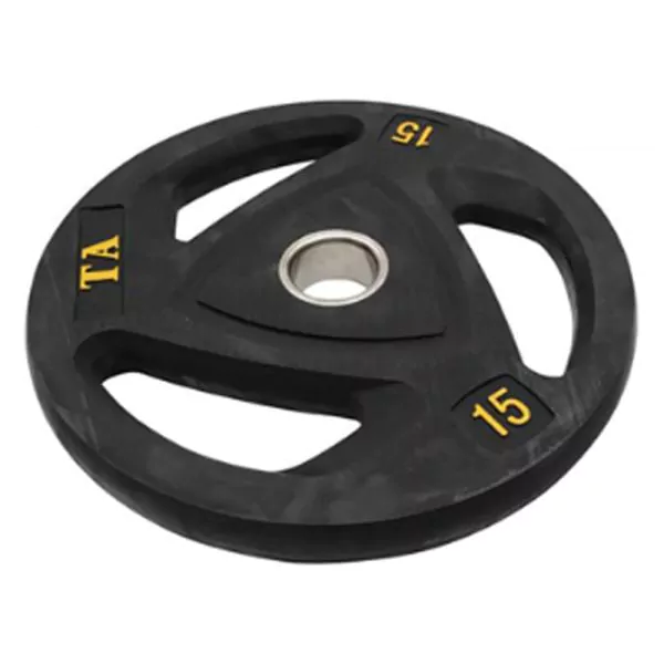 TA Sports Olympic Rubber Plate P2470 Black