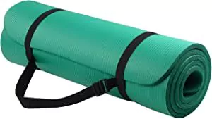 Mesuca Tpe Gym Mat Oval Shaped Mbd21306 Green