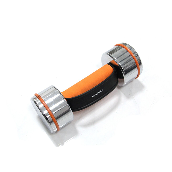 Chrome Dumbbell In Foam W/Carry Handle 4Kg by TA SPORTS
