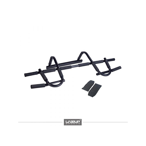 Chin Up Bar With Arm Strap Ls3153A Black