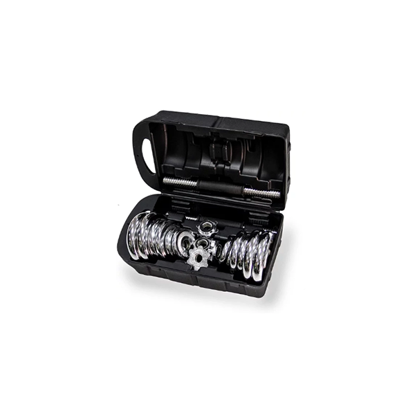 Chorme Dumbbell Set In Carry Case 20Kg (Brand : Ta Sport)