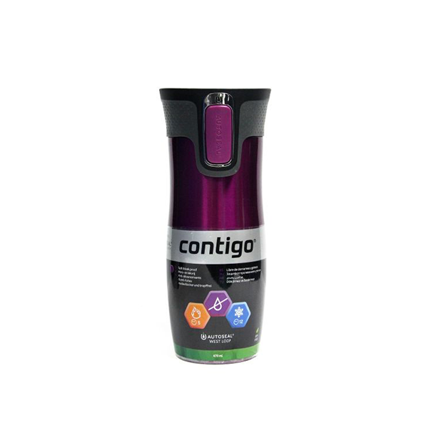 Durable SS Vacuum Mug West Loop Matt 1000-0016 Raspberry
