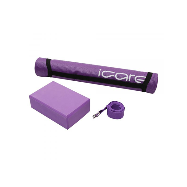 I Care Yoga Set Mat + Brick + Strap Jic025
