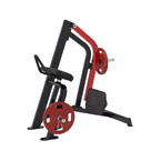 For home or commercial use the Steelflex Plate Loaded Hip Extension machine has a high-quality spray coat and a modern look