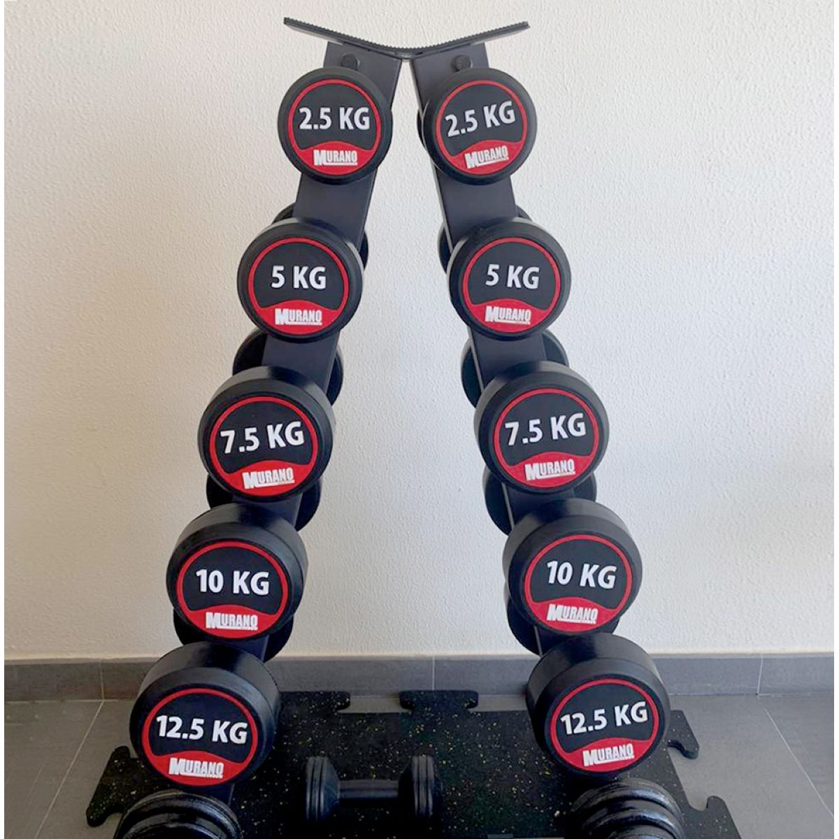 TPU Round Dumbbell 2.5Kg To 15Kg Pair