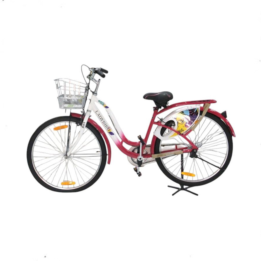 BSA BICYCLE BSA LADYBIRD EVITA 26IN HOT PINK / IVORY