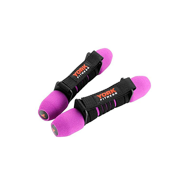 Pair Of Soft Grip Hand Weights 0.5Kg (Brand : York Fitness)