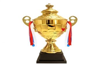 TROPHIES GOLD H 54CM 1908A
