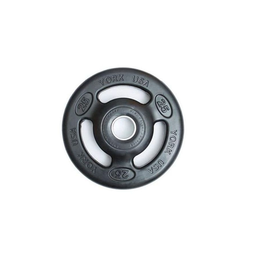 York Weight Plate 25Lb Rubber Iso-Grip 29023