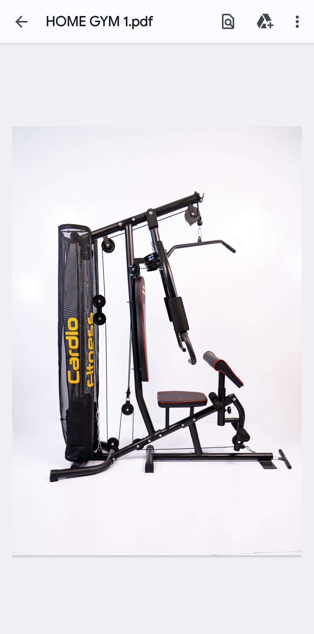 MULTI GYM, 100 LBS WEIGHT STACK,  150KG LOAD BEARING
