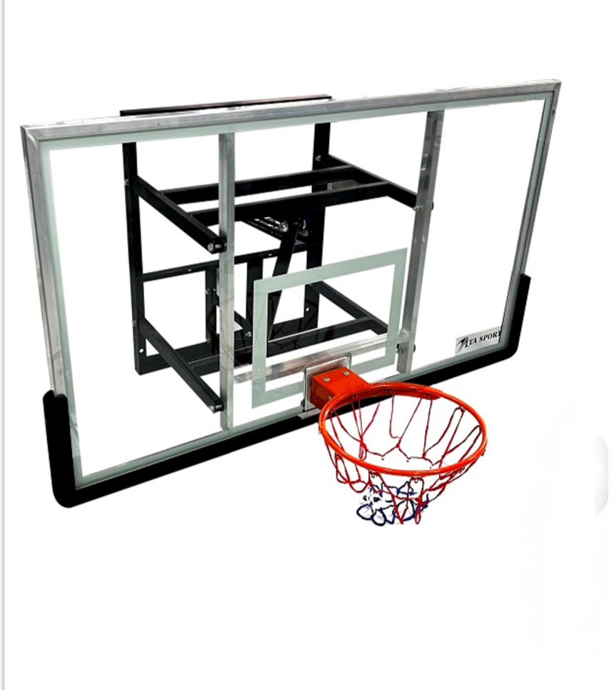 ADJUSTABLE BASKET BALL TEMPERED GLASS BACK BOARD S040