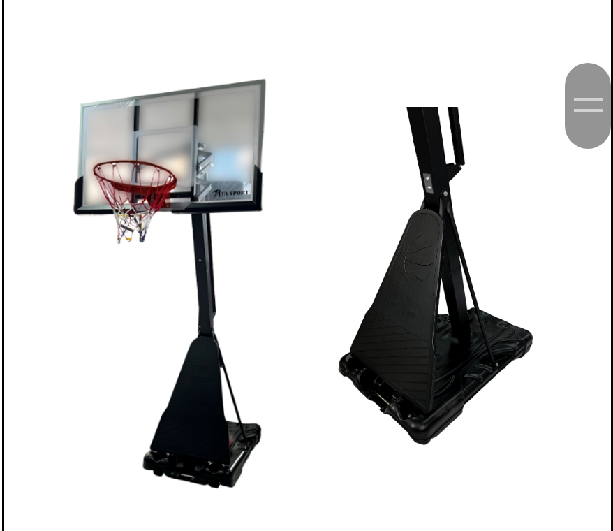 ADJUSTABLE SHATTER PROOF BASKET BALL STAND SIZE 140X82CM S027