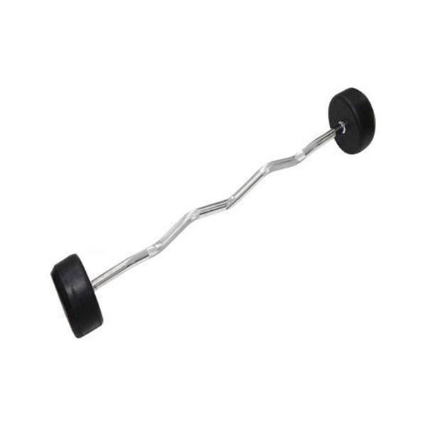 Ta Sports Rubber Coated Curl Barbell 10Kg Ls2033
